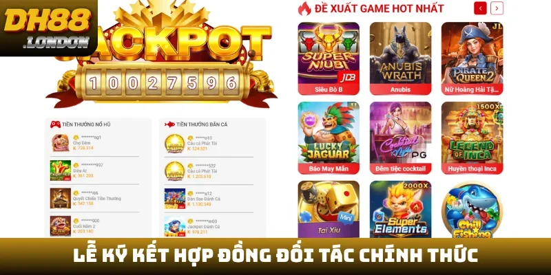 Lễ ký kết hợp đồng đối tác chính thức