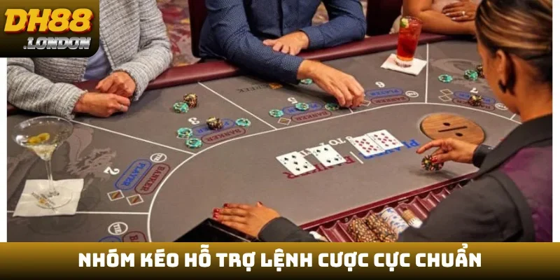 Nhóm kéo hỗ trợ lệnh cược cực chuẩn