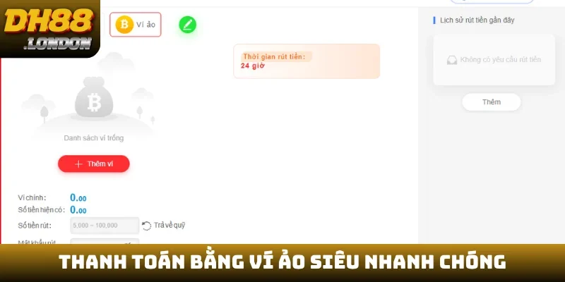 Thanh toán bằng ví ảo siêu nhanh chóng